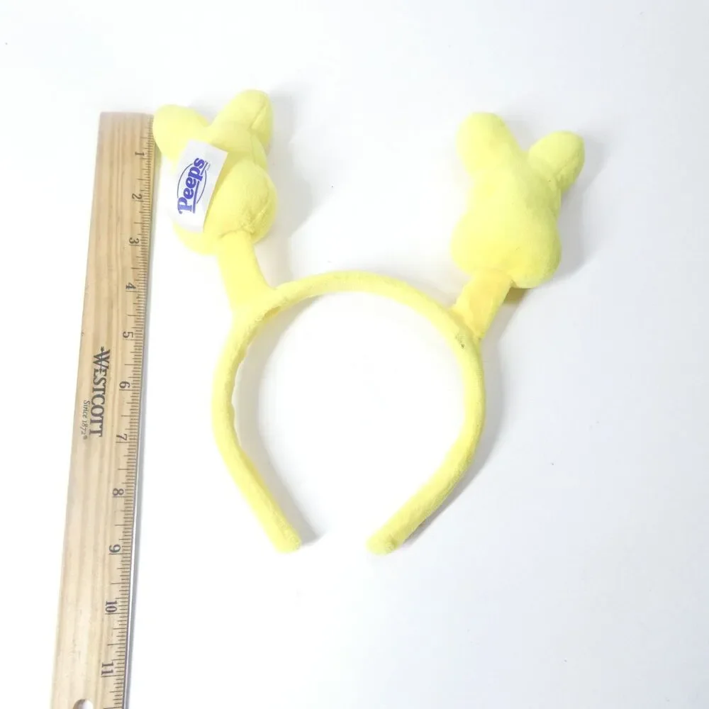 Peeps Yellow Bunny Plush Headband Easter Marshmallow Candy